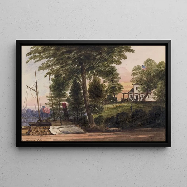 William McIlvaine - The White House Pamunkey River Va.webp