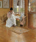 voor de kleine - William Merritt Chase — weergave van het kunstwerk