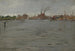 Scene of port, Brooklyn piers - William Merritt Chase — artwork view