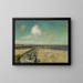 van het ochtendlandschap bij de dijk van Shinnecock - William Merritt Chase — ingelijst kunstwerk aan de muur
