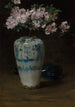 Vase chinois aux azalées roses - William Merritt Chase — artwork view