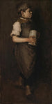 The boy whistling - William Merritt Chase — artwork view