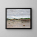 Zand dat door de wind wordt weggeblazen - William Merritt Chase — ingelijst kunstwerk aan de muur