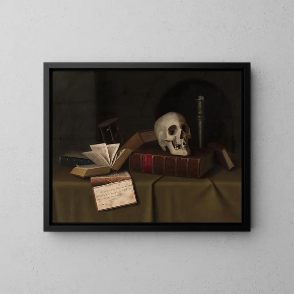 Memento Mori à cette faveur - William Michael Harnett — ingelijst kunstwerk aan de muur