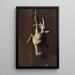 Plumé à vif - William Michael Harnett — framed artwork on a wall