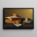 La table des banquiers - William Michael Harnett — framed artwork on a wall