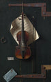 The Old Violin - William Michael Harnett — artwork view