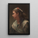 Haar eerste model, Mlle Russell - William Morris Hunt — ingelijst kunstwerk aan de muur