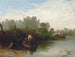 Jongens die vissen vangen - William Mulready — weergave van het kunstwerk
