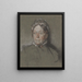 Portrait painting of Annie, the artist's mother - William Orpen — framed artwork on a wall
