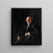 Portrait painting of Dr. E. J. Dillon, war correspondent and publicist - William Orpen — framed artwork on a wall