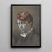 Self-portrait - William Orpen — framed artwork on a wall