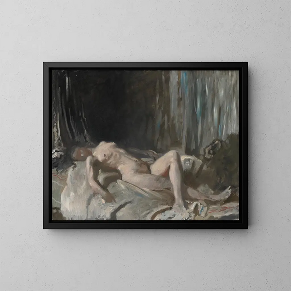 Studie van een vrouwelijke naakt - William Orpen — ingelijst kunstwerk aan de muur