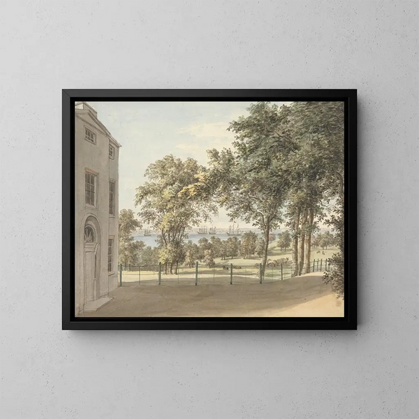 Île de Sandham, Isle of Wight - William P. Sherlock — ingelijst kunstwerk aan de muur