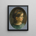 Meisje van William Page, waarschijnlijk Mary Page - William Page — ingelijst kunstwerk aan de muur
