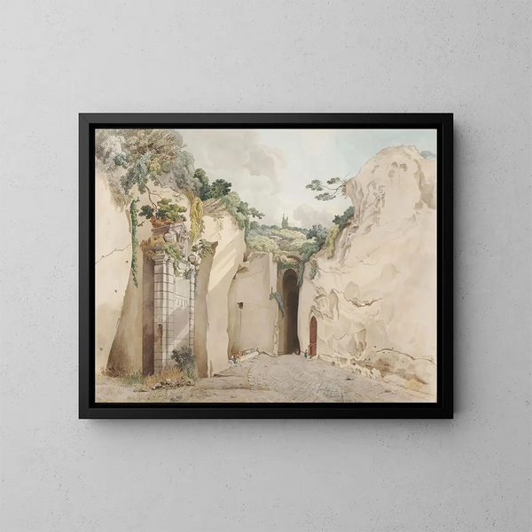 La Grotte de Posillipo - William Pars — ingelijst kunstwerk aan de muur