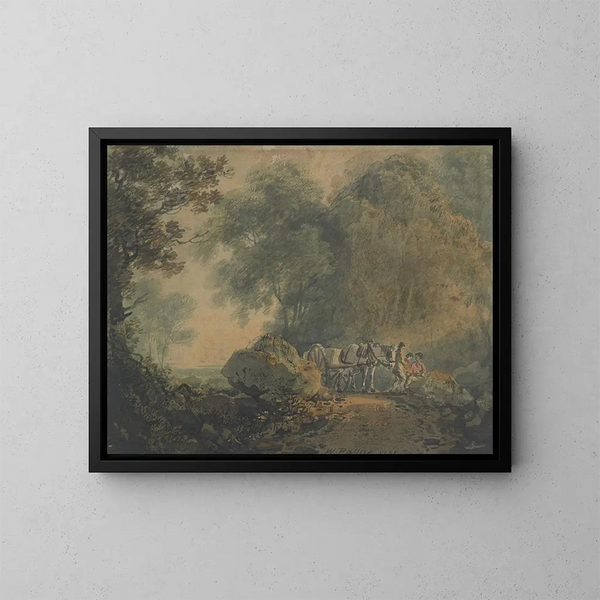 Een carrière bij Plymouth - William Payne — ingelijst kunstwerk aan de muur
