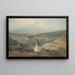 van Snowdon uitzicht vanaf Moel Hebog, Noord-Wales - William Pearson — ingelijst kunstwerk aan de muur
