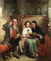 Na de preek - William Powell Frith — weergave van het kunstwerk