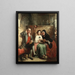 Na de preek - William Powell Frith — ingelijst kunstwerk aan de muur