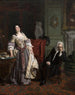 De paus heeft seks met Lady Mary Wortley Montagu - William Powell Frith — weergave van het kunstwerk