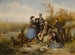 De Jachtpartij - William Powell Frith — weergave van het kunstwerk