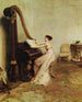 La musique wanneer de zachte stemmen sterven, weerklinkt in het geheugen - William Quiller Orchardson — weergave van het kunstwerk