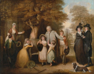 William Redmore Bigg - The Benevolent Heir Or The Tenant Restored To His Family.webp