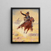 The Lasso - William Robinson Leigh — framed artwork on a wall