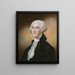 George Washington - William Russell Birch — ingelijst kunstwerk aan de muur