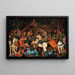 Fantaisie de La Bataille de Paolo Uccello, étude préalable - William Scharff — ingelijst kunstwerk aan de muur