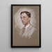 Richard Church - William Shackleton — ingelijst kunstwerk aan de muur
