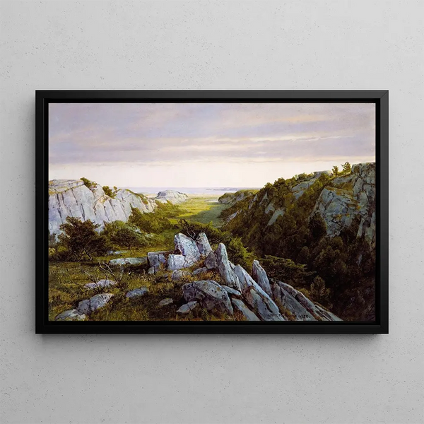 William Trost Richards - From Paradise to Purgatory Newport.webp