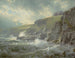Vue van het huis van de kunstenaars Graycliff, Newport, Rhode Island - William Trost Richards — weergave van het kunstwerk