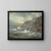 Vue van het huis van de kunstenaars Graycliff, Newport, Rhode Island - William Trost Richards — ingelijst kunstwerk aan de muur