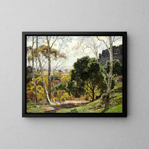 Jours de soleil - William Wendt — ingelijst kunstwerk aan de muur