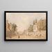Ingang in Newmarket - William Westall — ingelijst kunstwerk aan de muur