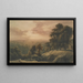 Landschap van de avond - William Westall — ingelijst kunstwerk aan de muur