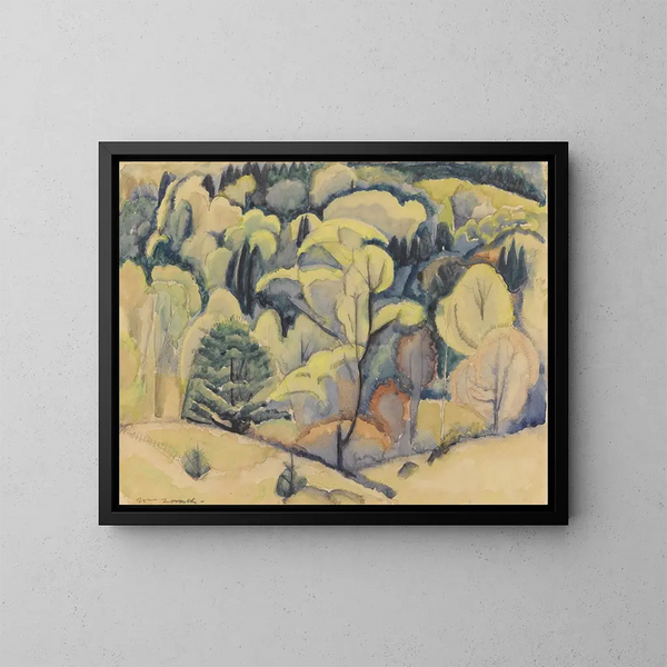 Nieuw Hampshire - William Zorach — ingelijst kunstwerk aan de muur