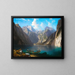 Lac Königsee - Willibald Wex — ingelijst kunstwerk aan de muur
