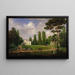View of the Natolin Palace from the courtyard - Wincenty Kasprzycki — framed artwork on a wall