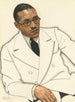 Charles Spurgeon Johnson - Winold Reiss — weergave van het kunstwerk