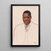 Paul Robeson - Winold Reiss — framed artwork on a wall