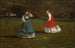 Een partijtje croquet - Winslow Homer — weergave van het kunstwerk