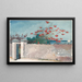A Wall in Nassau - Winslow Homer — framed artwork on a wall