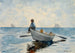 Jongens in een doris - Winslow Homer — weergave van het kunstwerk