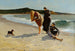 Arendenkop Manchester Massachusetts vloed - Winslow Homer — weergave van het kunstwerk