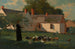 Boerderijplein scène - Winslow Homer — weergave van het kunstwerk