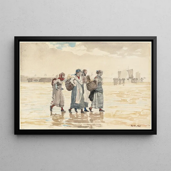 Winslow Homer - Four Fishwives on the Beach.webp