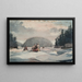 Île Malin - Winslow Homer — ingelijst kunstwerk aan de muur